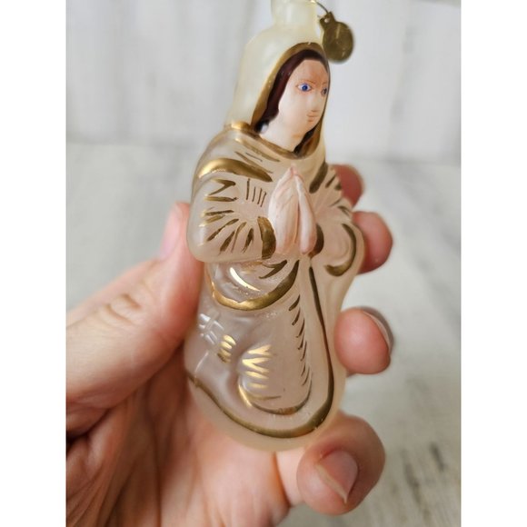 Dept 56 Glass Mary Nativity ornament praying religious Xmas tree - Picture 6 of 9